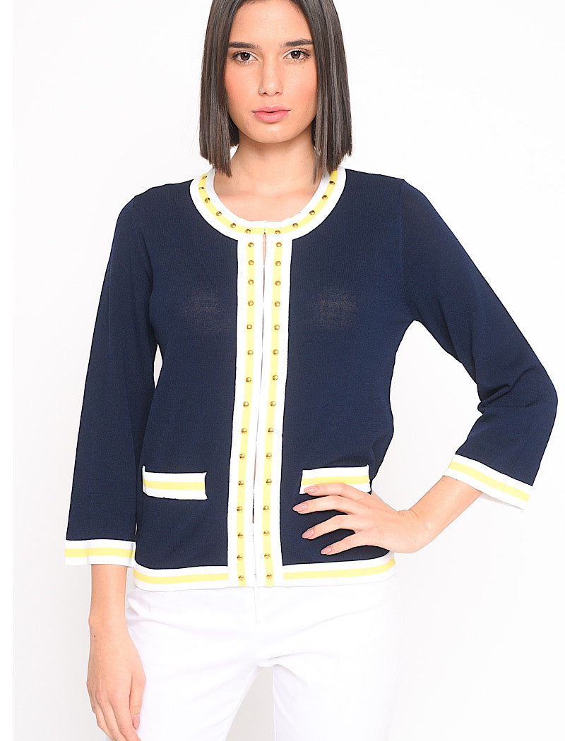 MERCERIZED CARDIGAN