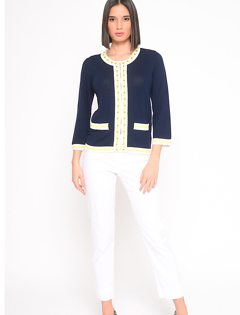 MERCERIZED CARDIGAN
