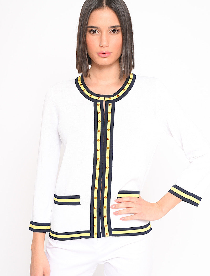 MERCERIZED CARDIGAN
