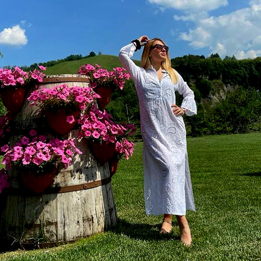 ENGLISH EMBROIDERY DRESS