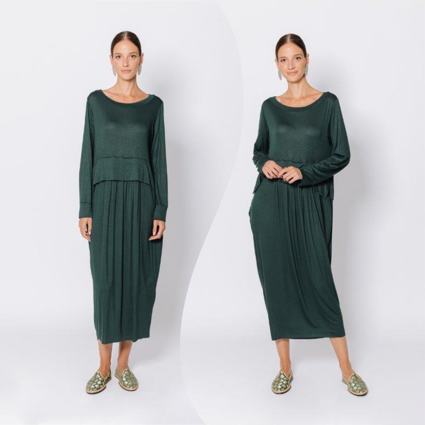 GREEN BOHEMIAN DRESS 365/365