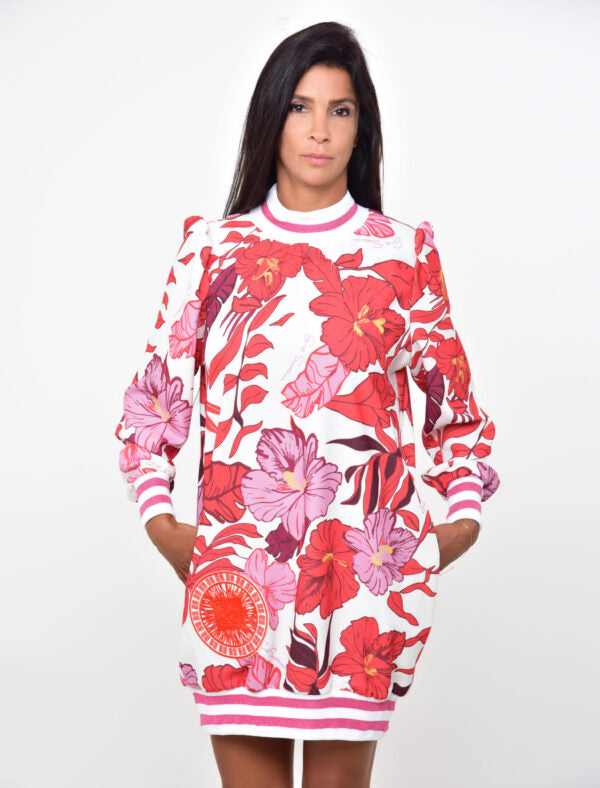 FANTASIA JUNGLE SMART DRESS ROSA