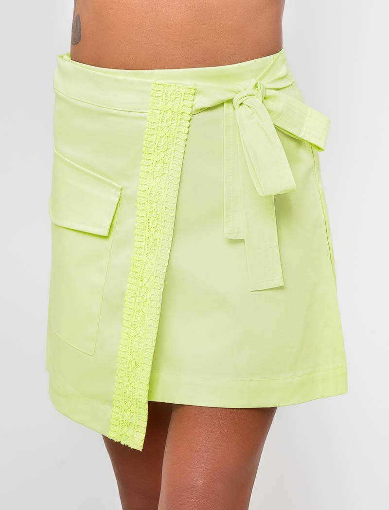 WRAP SKIRT AVAILABLE IN TWO COLORS