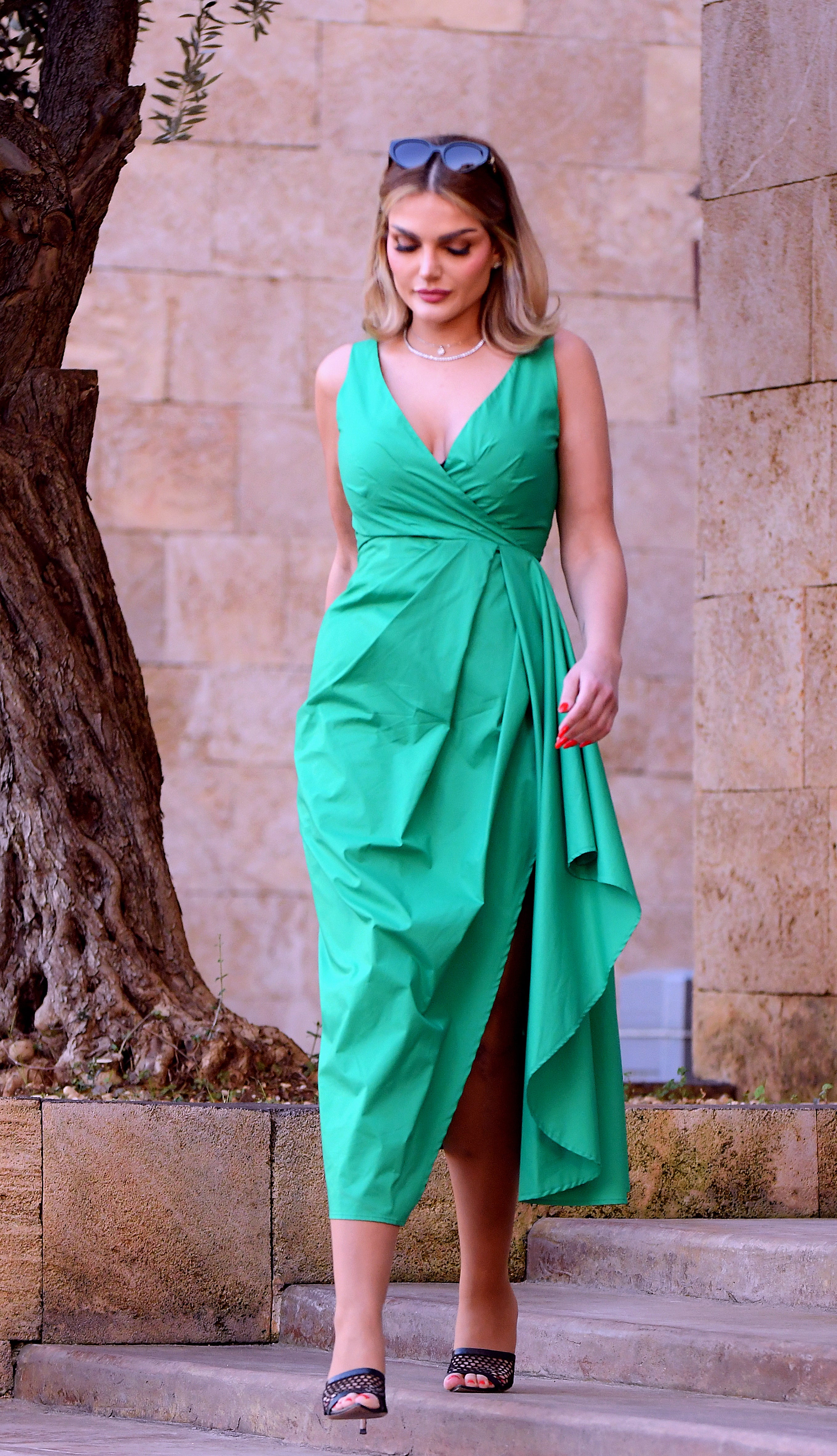 Green dress