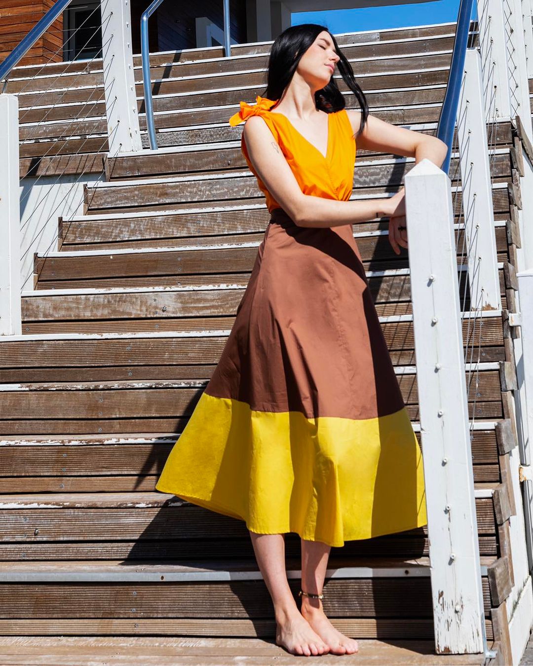 3 COLORS DRESS